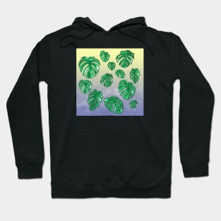 leaves pattern Hoodie